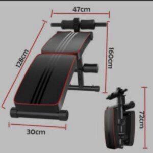Adjustable Sit Up Bench, Foldable Utility Weight Bench 6 In 1 Multi - Position Workout Bench